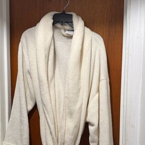 Charter Club Plush Cream Lounge Robe